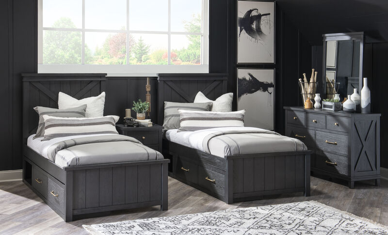 Flatiron Midnight Twin Bed image number 1